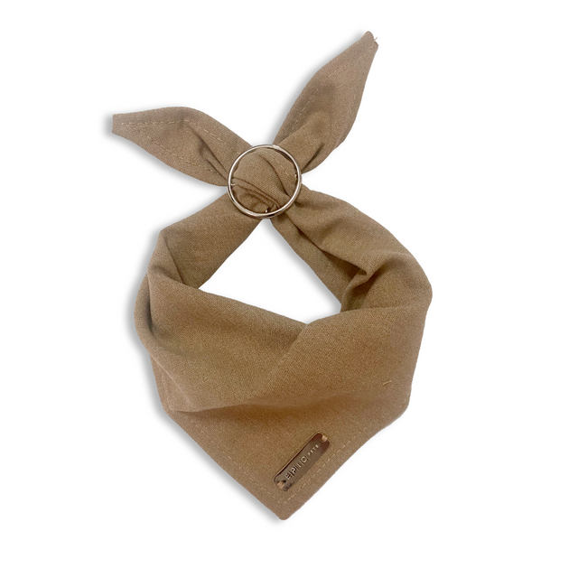 Bandana color arena para perro