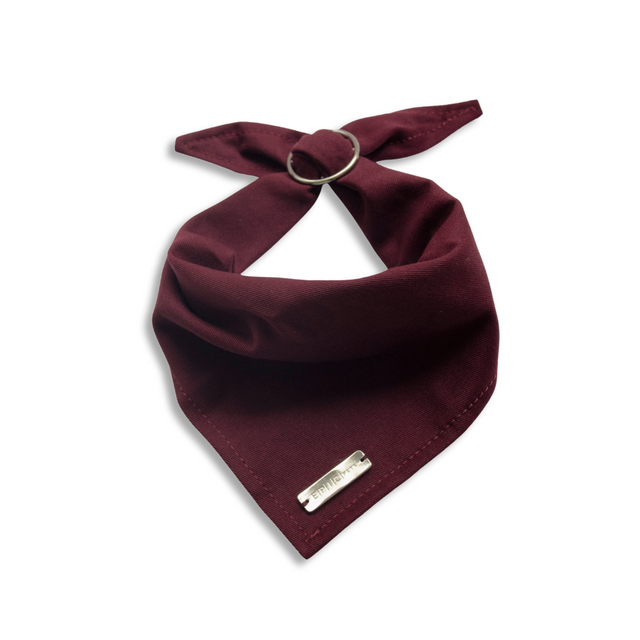 Bandana vino para perro